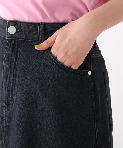 OPAQUE.CLIP（オペークドットクリップ）の「◆【C】フレアデニムスカート【WEB限定サイズ】（デニムスカート・レディース・グレー系その他/ブルー・36/38/40）」の19枚目の写真