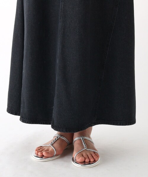 OPAQUE.CLIP（オペークドットクリップ）の「◆【C】フレアデニムスカート【WEB限定サイズ】（デニムスカート・レディース・グレー系その他/ブルー・36/38/40）」の21枚目の写真