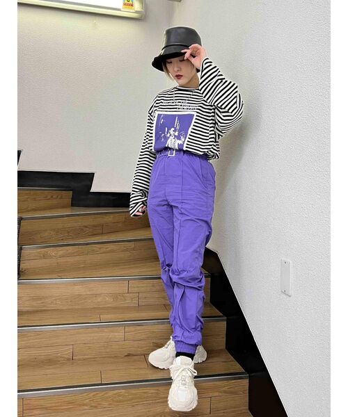 jouetie（ジュエティ）の「バックZIPグランジロンT（Tシャツ/カットソー・レディース・ブラック/オフホワイト/その他1・MEDIUM）」の18枚目の写真