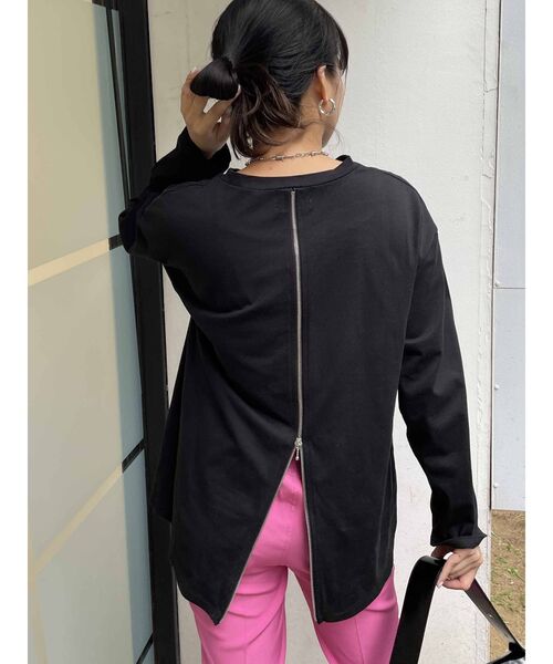 jouetie（ジュエティ）の「バックZIPグランジロンT（Tシャツ/カットソー・レディース・ブラック/オフホワイト/その他1・MEDIUM）」の22枚目の写真