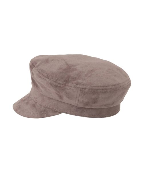 MERCURYDUO（マーキュリーデュオ）の「フェイクスエードキャスケット（キャスケット・レディース・ブラック/ブラウン/ベージュ・FREE）」の5枚目の写真