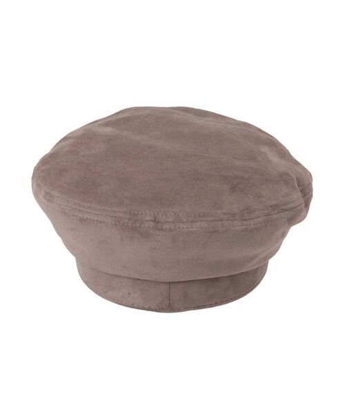 MERCURYDUO（マーキュリーデュオ）の「フェイクスエードキャスケット（キャスケット・レディース・ブラック/ブラウン/ベージュ・FREE）」の6枚目の写真