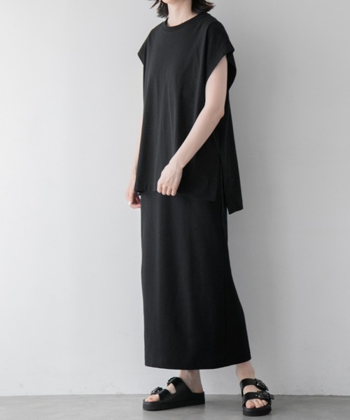 ワンピース yu yuw(ユウ)の「オーガニックC2SET/ワンピース 299447