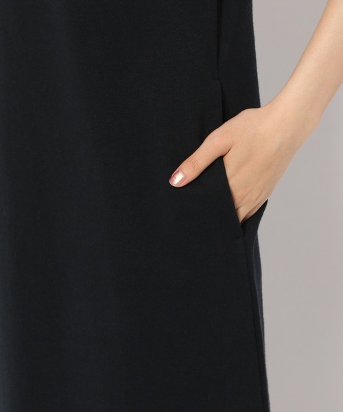 yuw（ユウ）の「オーガニックＣ２ＳＥＴ／ワンピース　299447（ワンピース・レディース・ブラック/ブルー・FREE）」の4枚目の写真