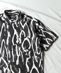 UNION STATION（ユニオンステーション）の「モノトーンプリント半袖総柄シャツ（シャツ/ブラウス）」