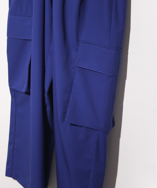 NILWAY(ニルウェイ)の「TRカラーカーゴワイドスラックス(カーゴパンツ・メンズ・ホワイト/ブラック/ブルー/グリーン・SMALL/MEDIUM/LARGE)」の7枚目の写真