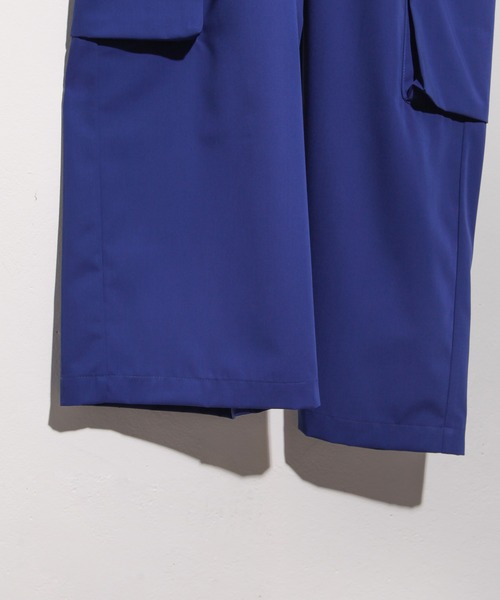 NILWAY(ニルウェイ)の「TRカラーカーゴワイドスラックス(カーゴパンツ・メンズ・ホワイト/ブラック/ブルー/グリーン・SMALL/MEDIUM/LARGE)」の9枚目の写真