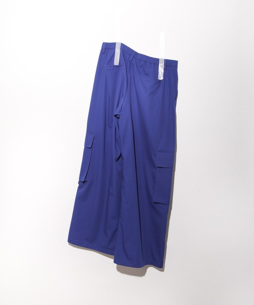 NILWAY(ニルウェイ)の「TRカラーカーゴワイドスラックス(カーゴパンツ・メンズ・ホワイト/ブラック/ブルー/グリーン・SMALL/MEDIUM/LARGE)」の11枚目の写真