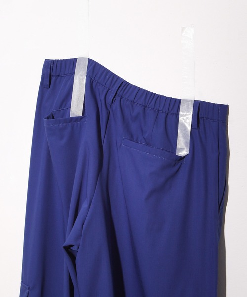 NILWAY(ニルウェイ)の「TRカラーカーゴワイドスラックス(カーゴパンツ・メンズ・ホワイト/ブラック/ブルー/グリーン・SMALL/MEDIUM/LARGE)」の8枚目の写真