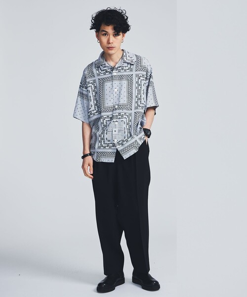 【美品】CITY WOOL TROPICAL WIDE PANTS サマーウール city（シティ）の「WOOL TROPICAL WIDE PANTS/サマーウール