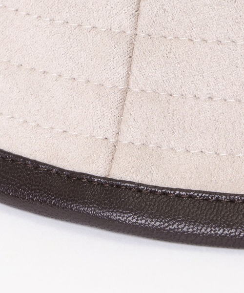 ikka（イッカ）の「フェイクスウェードパイピングハット（ハット・レディース・ブラック/ベージュ・FREE）」の9枚目の写真
