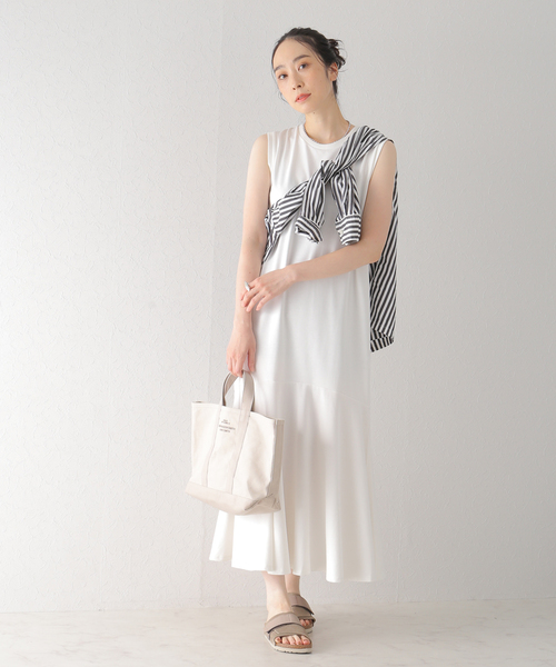plage ティアードノースリーブワンピース 2022SS ブラック 36 セール】《WEB限定追加》 ティアードノースリーブワンピース4