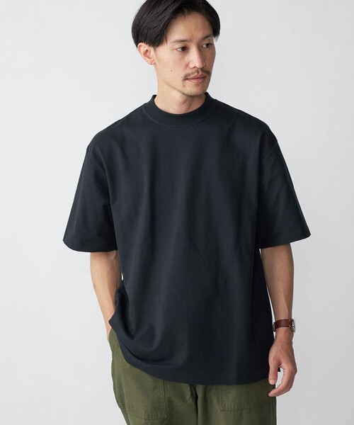 SHIPS(シップス)の「【SHIPS別注】THYARD: リラックス スクエア クルーネック カノコ Tシャツ(Tシャツ/カットソー・メンズ・ホワイト/ブラウン/ネイビー・SMALL/MEDIUM/LARGE/X-LARGE)」の3枚目の写真