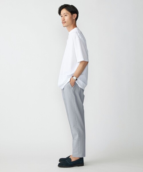 SHIPS(シップス)の「【SHIPS別注】THYARD: リラックス スクエア クルーネック カノコ Tシャツ(Tシャツ/カットソー・メンズ・ホワイト/ブラウン/ネイビー・SMALL/MEDIUM/LARGE/X-LARGE)」の10枚目の写真