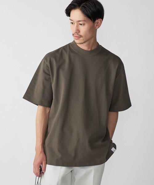 SHIPS(シップス)の「【SHIPS別注】THYARD: リラックス スクエア クルーネック カノコ Tシャツ(Tシャツ/カットソー・メンズ・ホワイト/ブラウン/ネイビー・SMALL/MEDIUM/LARGE/X-LARGE)」の11枚目の写真
