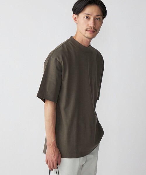 SHIPS(シップス)の「【SHIPS別注】THYARD: リラックス スクエア クルーネック カノコ Tシャツ(Tシャツ/カットソー・メンズ・ホワイト/ブラウン/ネイビー・SMALL/MEDIUM/LARGE/X-LARGE)」の12枚目の写真