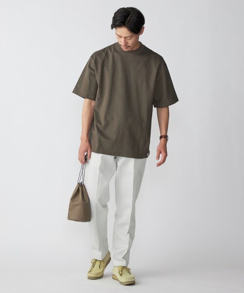 SHIPS(シップス)の「【SHIPS別注】THYARD: リラックス スクエア クルーネック カノコ Tシャツ(Tシャツ/カットソー・メンズ・ホワイト/ブラウン/ネイビー・SMALL/MEDIUM/LARGE/X-LARGE)」の13枚目の写真