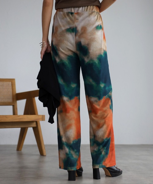 mi via loca（ミヴィアロカ）の「チュールタイダイラウンジパンツ（その他パンツ・レディース・レッド/グリーン・FREE）」の20枚目の写真