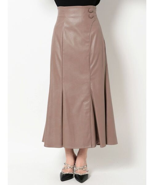 RESEXXY（リゼクシー）の「【WEB限定】ニュアンス切替マーメイドスカート（スカート・レディース・ブラック/ブラウン/モカ・FREE）」の10枚目の写真