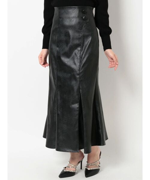 RESEXXY（リゼクシー）の「【WEB限定】ニュアンス切替マーメイドスカート（スカート・レディース・ブラック/ブラウン/モカ・FREE）」の6枚目の写真