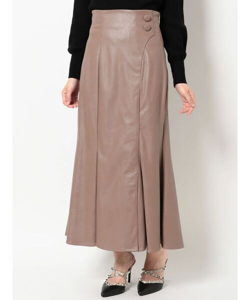 RESEXXY（リゼクシー）の「【WEB限定】ニュアンス切替マーメイドスカート（スカート・レディース・ブラック/ブラウン/モカ・FREE）」の8枚目の写真