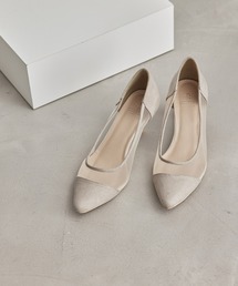 ROPE' PICNIC | リサイクルフェイクスェードチュールシアーパンプス(パンプス)