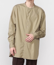 Kaptain Sunshine | KAPTAIN SUNSHINE | 製品染めスタンドカラーシャツ MEN(シャツ/ブラウス)