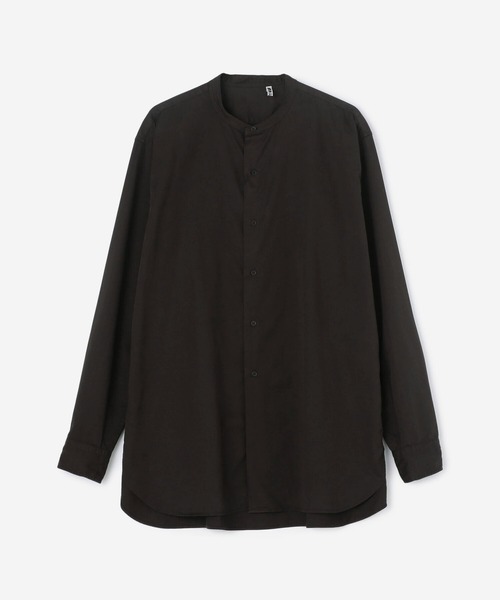 Kaptain Sunshine（キャプテン サンシャイン）の「KAPTAIN SUNSHINE | 製品染めスタンドカラーシャツ MEN（シャツ/ブラウス・メンズ・ブラック/カーキ・40/38）」の2枚目の写真