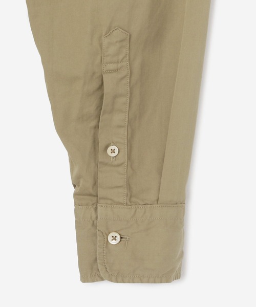 Kaptain Sunshine（キャプテン サンシャイン）の「KAPTAIN SUNSHINE | 製品染めスタンドカラーシャツ MEN（シャツ/ブラウス・メンズ・ブラック/カーキ・40/38）」の10枚目の写真