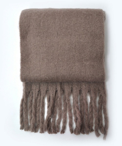 REBALANCE（リバランス）の「ボリュームフリンジマフラー（マフラー・レディース・C/D/E/F/A/H/J/O/K/L/M/N/B/G/I/P/R・ONE SIZE）」の6枚目の写真