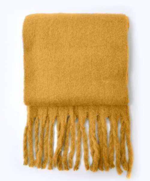 REBALANCE（リバランス）の「ボリュームフリンジマフラー（マフラー・レディース・C/D/E/F/A/H/J/O/K/L/M/N/B/G/I/P/R・ONE SIZE）」の7枚目の写真