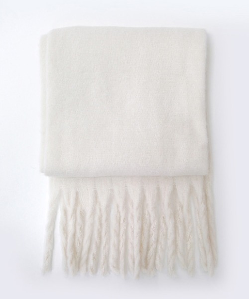 REBALANCE（リバランス）の「ボリュームフリンジマフラー（マフラー・レディース・C/D/E/F/A/H/J/O/K/L/M/N/B/G/I/P/R・ONE SIZE）」の9枚目の写真