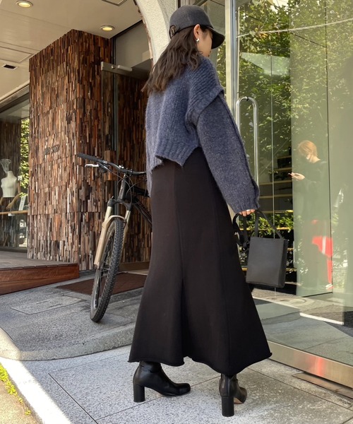 WILLFULLY（ウィルフリー）の「button sleeve short knit（ニット