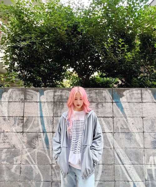 Figments（フィグメンツ）の「ナイロンジャケット（ナイロンジャケット・レディース・ブラック/グレー・FREE）」の7枚目の写真