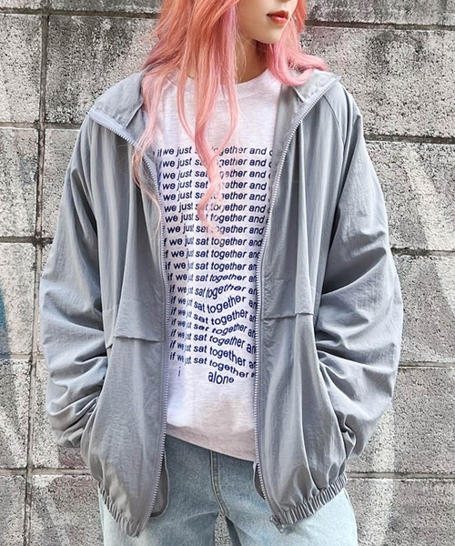 Figments（フィグメンツ）の「ナイロンジャケット（ナイロンジャケット・レディース・ブラック/グレー・FREE）」の11枚目の写真