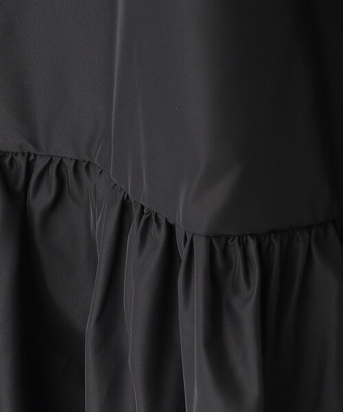 OPAQUE.CLIP（オペークドットクリップ）の「◆ティアードキャミドレス（ワンピース・レディース・グリーン/ブラック/マスタード・38/36/40）」の12枚目の写真