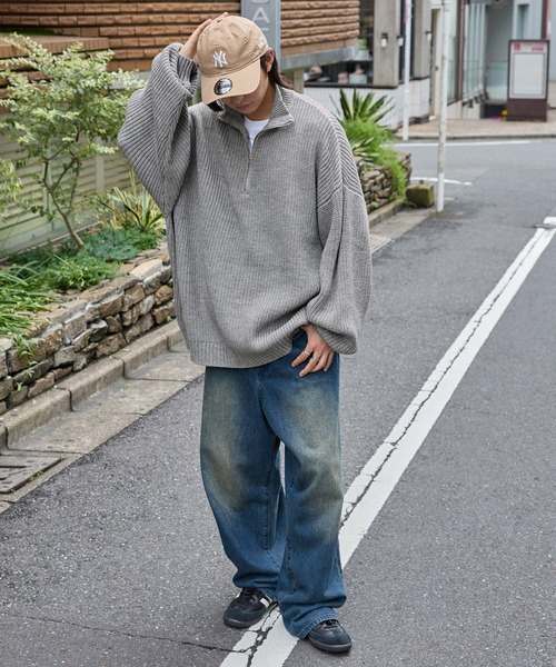 ☆20%割引☆SANTAFE ハーフジップセーター L ☆20%割引☆SANTAFE ハーフジップセーター L