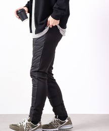 Enjouemen ダウンシームレステーパードパンツ
