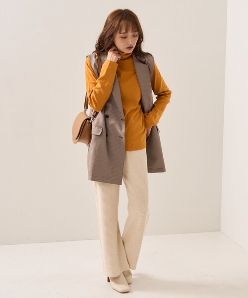 FREAK'S STORE(フリークスストア)の「フライスカットタートル(Tシャツ/カットソー・レディース・オフホワイト/ブラック/その他13/イエロー・フリ-)」の14枚目の写真