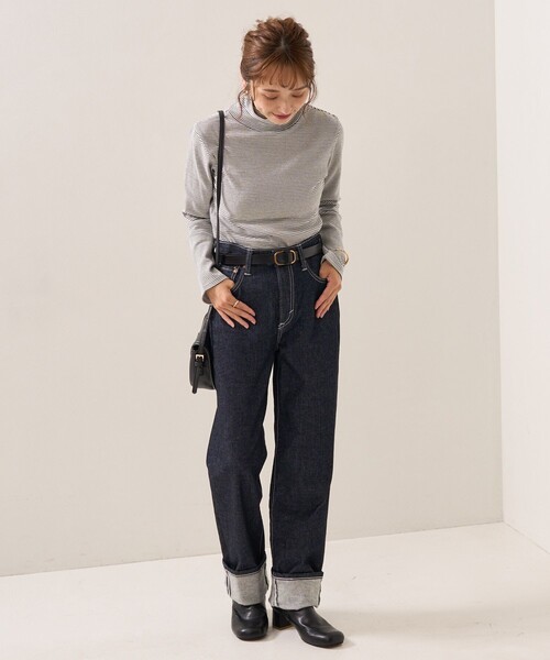 FREAK'S STORE(フリークスストア)の「フライスカットタートル(Tシャツ/カットソー・レディース・オフホワイト/ブラック/その他13/イエロー・フリ-)」の19枚目の写真