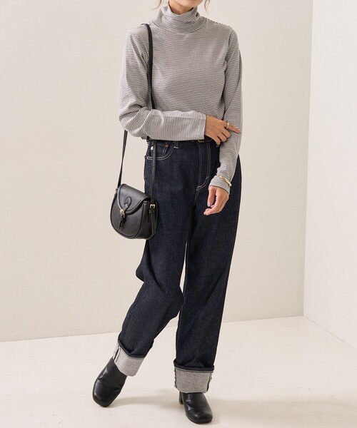 FREAK'S STORE(フリークスストア)の「フライスカットタートル(Tシャツ/カットソー・レディース・オフホワイト/ブラック/その他13/イエロー・フリ-)」の21枚目の写真