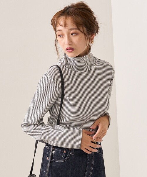 FREAK'S STORE(フリークスストア)の「フライスカットタートル(Tシャツ/カットソー・レディース・オフホワイト/ブラック/その他13/イエロー・フリ-)」の22枚目の写真