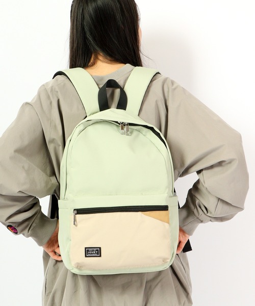 Jouet(ジョエット)の「JOUET 三配色リュック(バックパック/リュック・レディース・グレー/ブラック/ミント/ベージュ・FREE)」の4枚目の写真