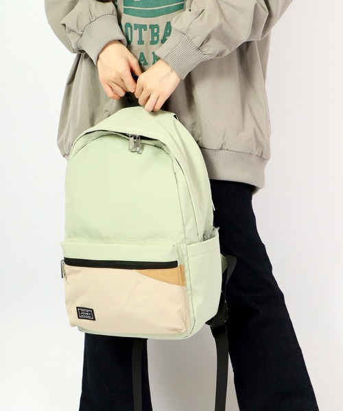 Jouet(ジョエット)の「JOUET 三配色リュック(バックパック/リュック・レディース・グレー/ブラック/ミント/ベージュ・FREE)」の7枚目の写真