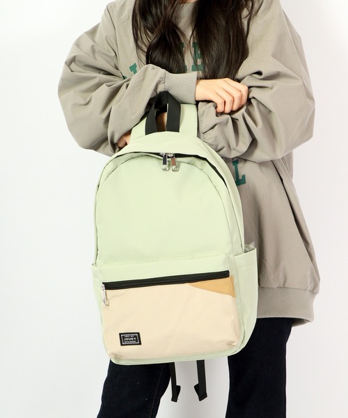 Jouet(ジョエット)の「JOUET 三配色リュック(バックパック/リュック・レディース・グレー/ブラック/ミント/ベージュ・FREE)」の8枚目の写真