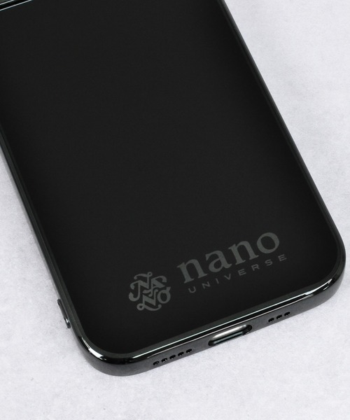 NANO universe（ナノユニバース）の「iPhone14 iPhone14Pro iPhone13 iPhoneSE メッキ加工 背面 スマホケース ナノユニバース [メッキメタルケース]（スマホケース/カバー・メンズ・ブラック/ホワイト・N/O/A）」の8枚目の写真