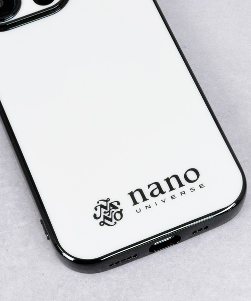 NANO universe（ナノユニバース）の「iPhone14 iPhone14Pro iPhone13 iPhoneSE メッキ加工 背面 スマホケース ナノユニバース [メッキメタルケース]（スマホケース/カバー・メンズ・ブラック/ホワイト・N/O/A）」の16枚目の写真