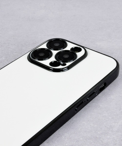 NANO universe（ナノユニバース）の「iPhone14 iPhone14Pro iPhone13 iPhoneSE メッキ加工 背面 スマホケース ナノユニバース [メッキメタルケース]（スマホケース/カバー・メンズ・ブラック/ホワイト・N/O/A）」の18枚目の写真