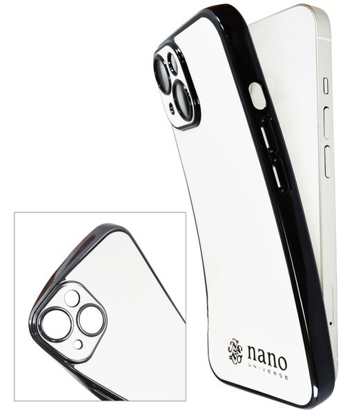 NANO universe（ナノユニバース）の「iPhone14 iPhone14Pro iPhone13 iPhoneSE メッキ加工 背面 スマホケース ナノユニバース [メッキメタルケース]（スマホケース/カバー・メンズ・ブラック/ホワイト・N/O/A）」の19枚目の写真
