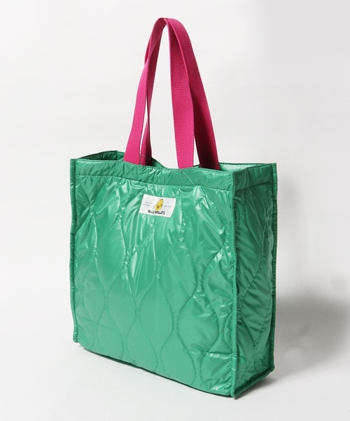 ROOPTOKYO(ループトウキョウ)の「WILD WALLETS/ワイルドウォレット TOTE BAG トートバッグ キルティングバック(トートバッグ・メンズ・オフホワイト/グリーン/ブラック・ONE SIZE)」の15枚目の写真